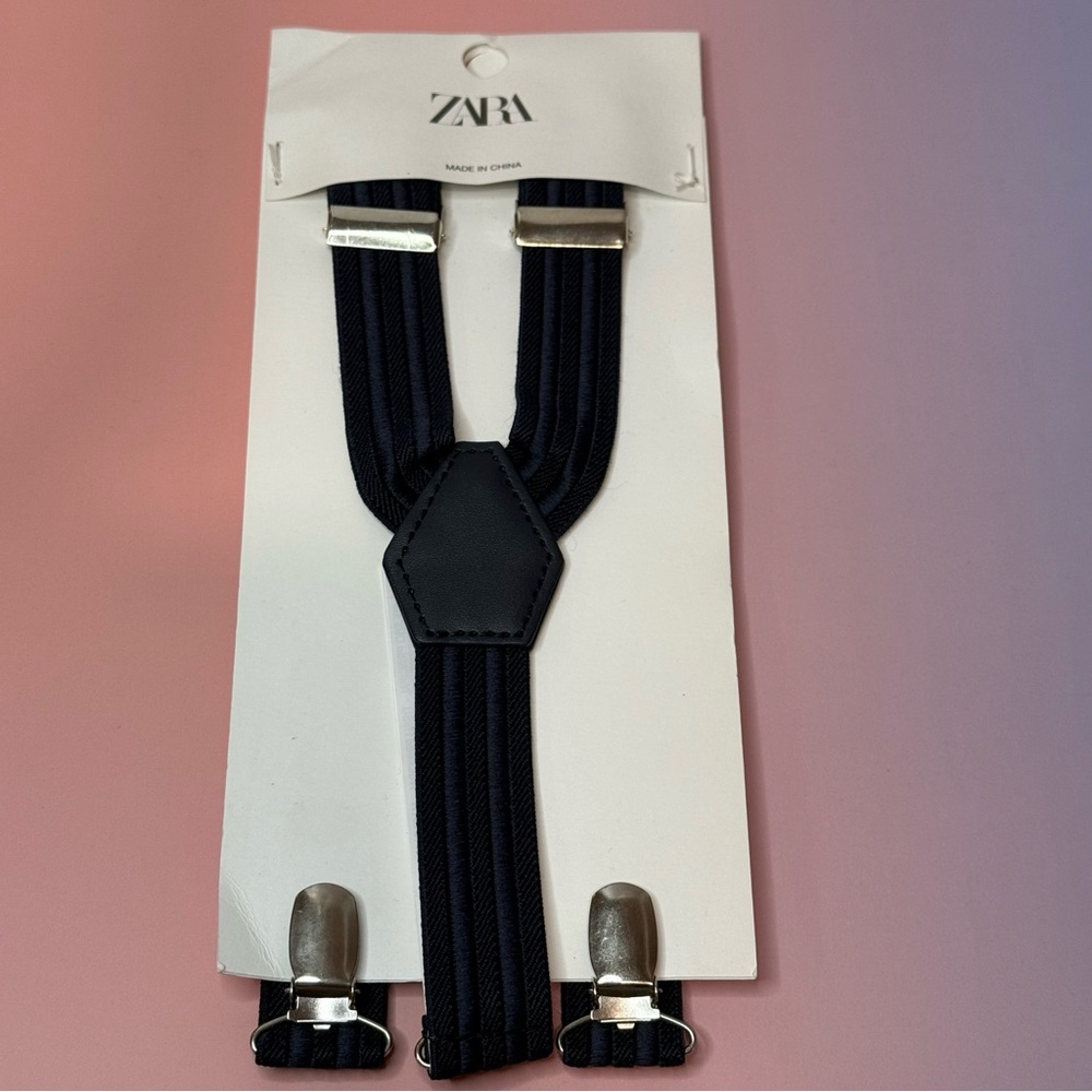 Zara Kids Navy Suspenders